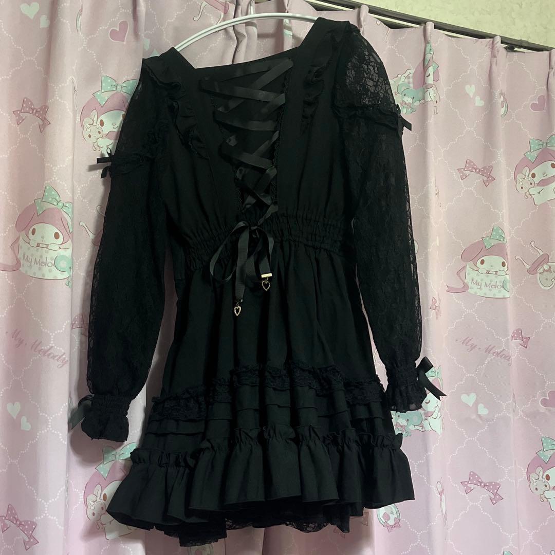 ティアラリボンティアードワンピース ⚠️胸元のリボン無⚠️