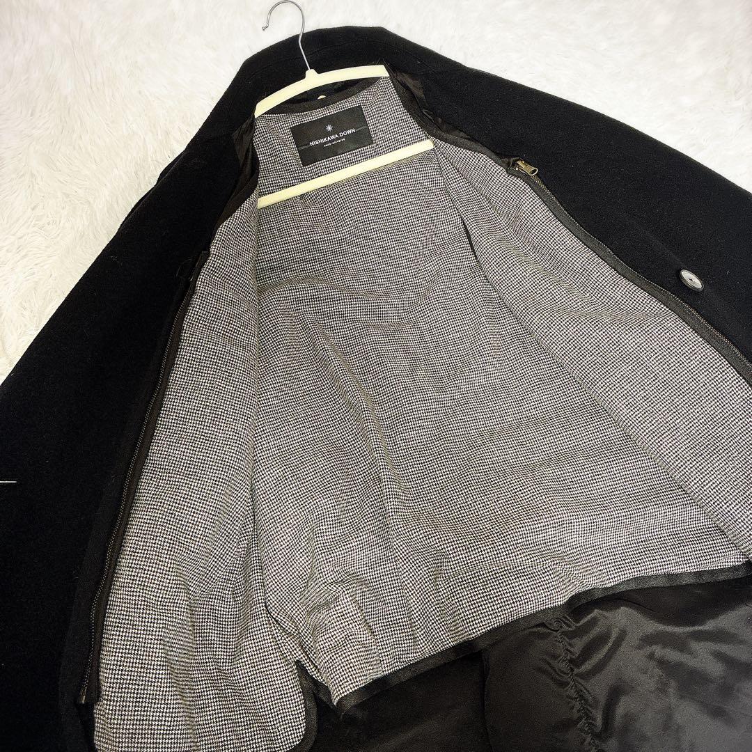 セール 極美品 ナノユニバース 西川ダウン M タイロッケン ダブルコート 別注