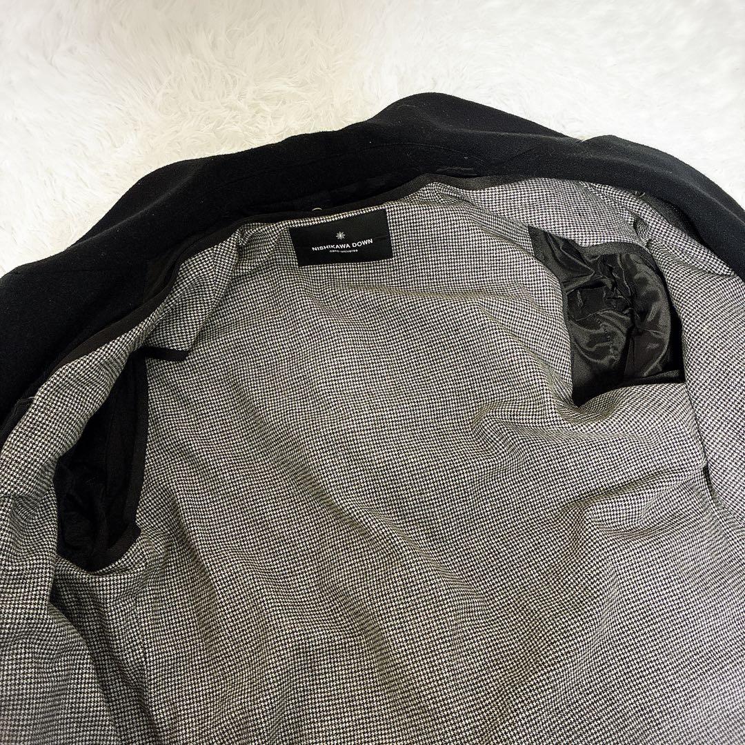 セール 極美品 ナノユニバース 西川ダウン M タイロッケン ダブルコート 別注