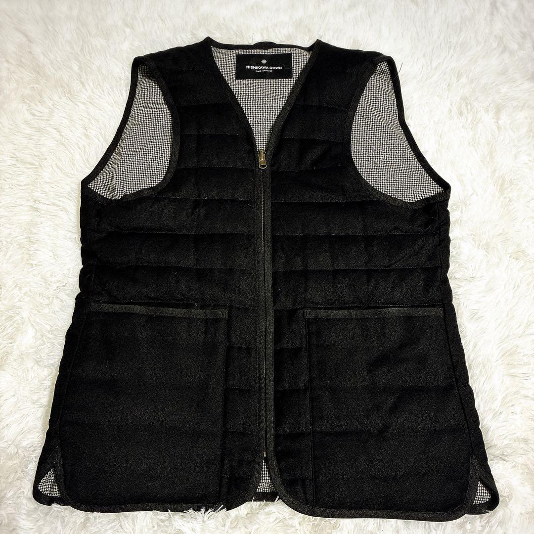 セール 極美品 ナノユニバース 西川ダウン M タイロッケン ダブルコート 別注