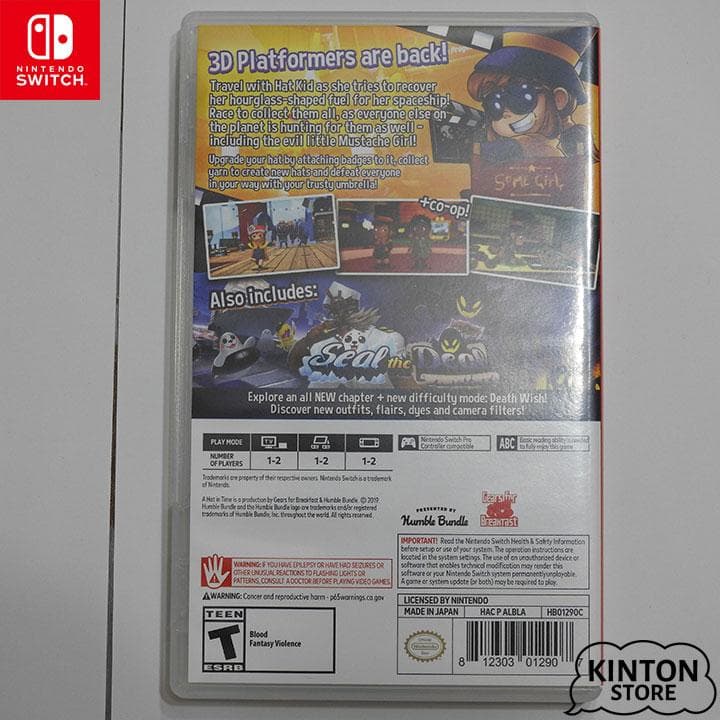 北米版【Switchソフト】A Hat in Time