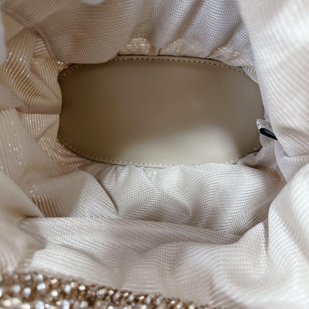 【美品】アンテプリマ ラフィアアマーノ ワイヤーバッグ リボン バイカラー