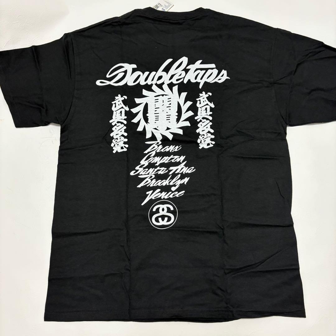 L Stussy x W)taps Tシャツ コラボ 新品 黒 ステューシー