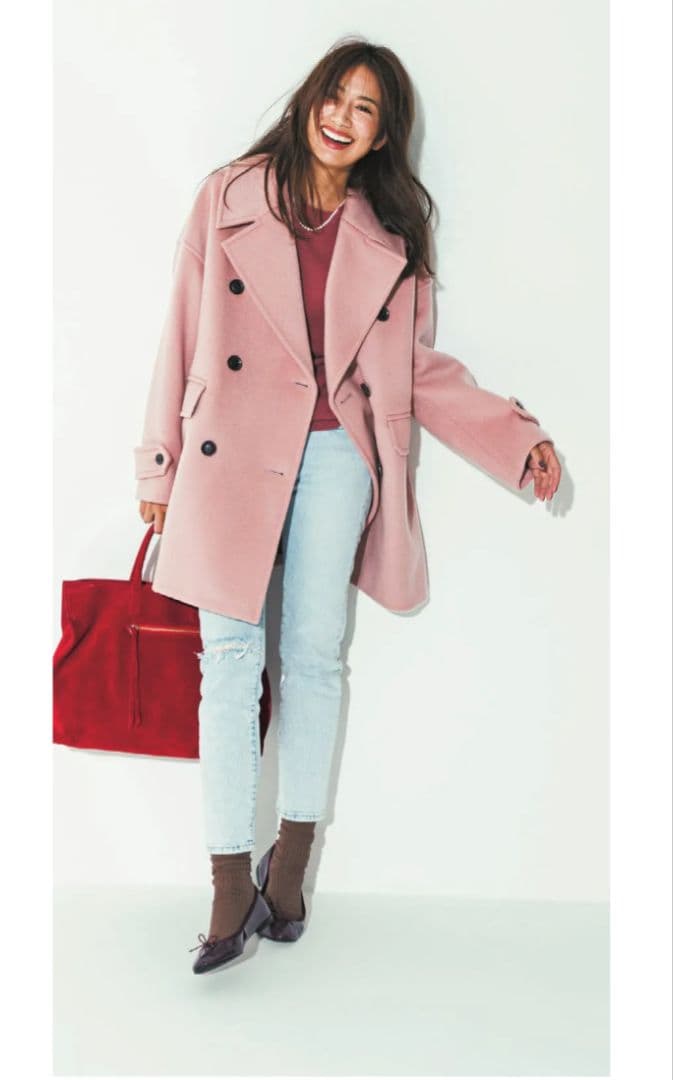 ロンハーマン別注 エブール ebure Ｐコート ピンク