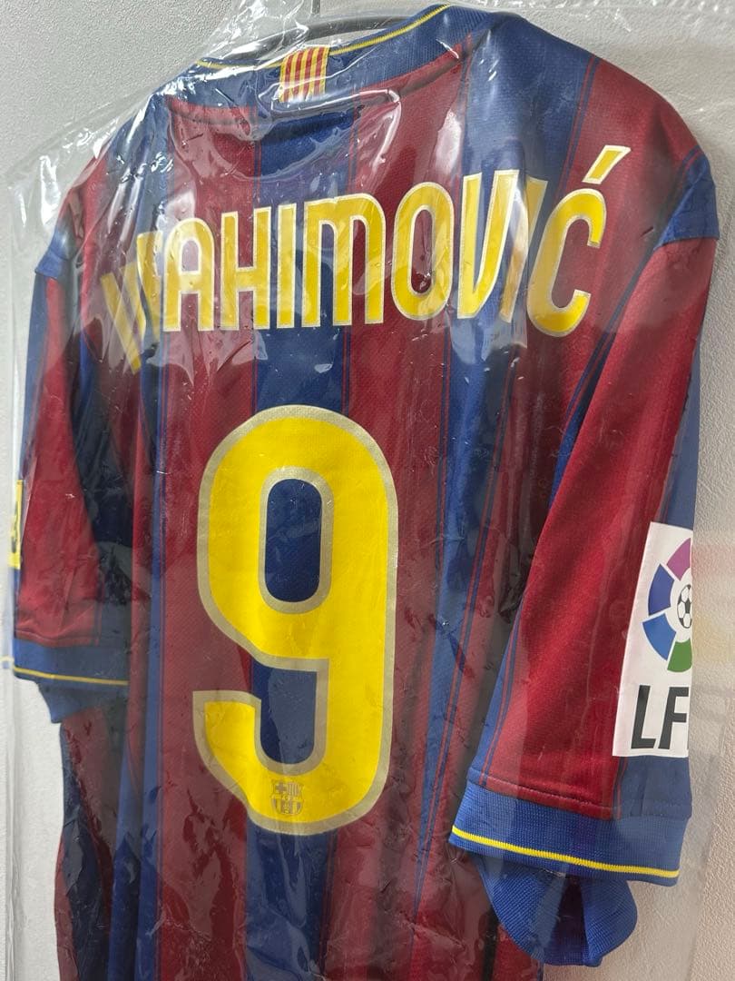 イブラヒモビッチ　ユニフォーム　バルセロナ　支給品　ラリーガ　09/10（H）