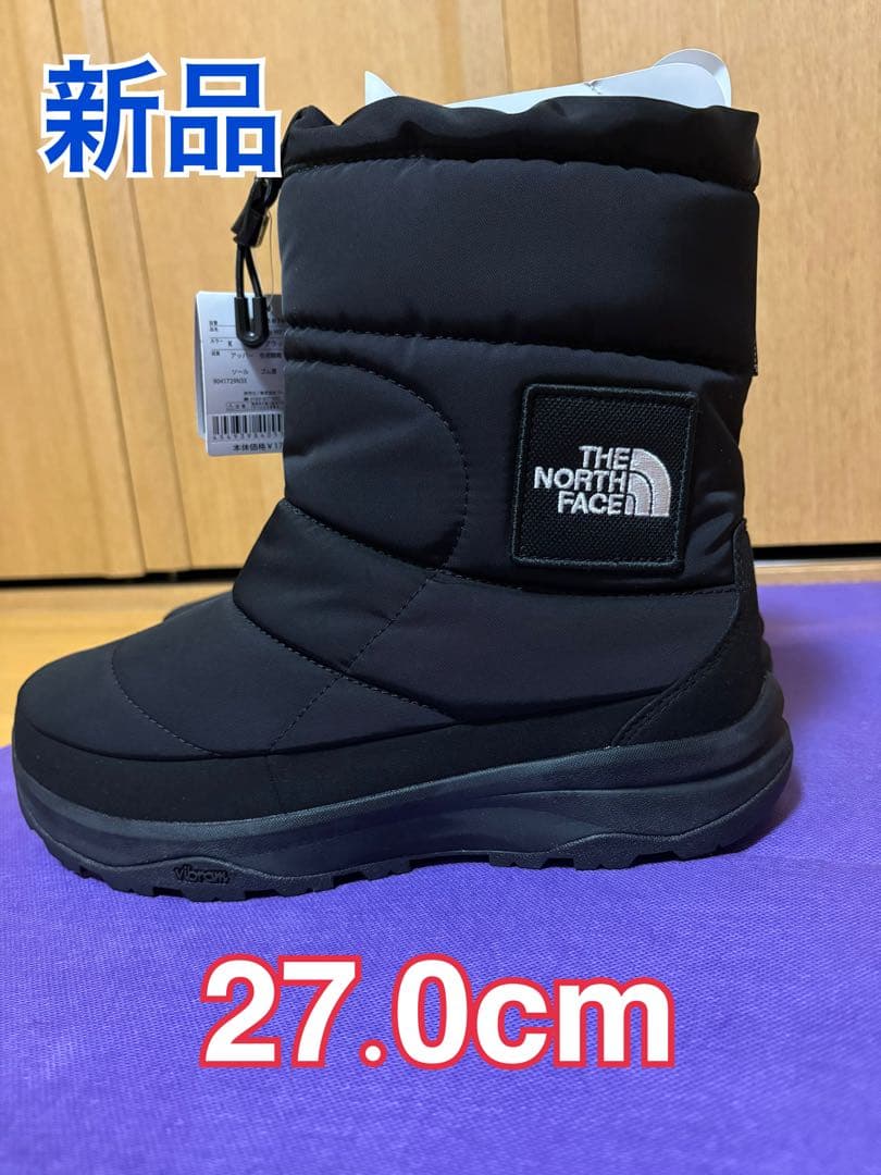 ノースフェイス　ヌプシ　ブーティ　ブラック　27cm 人気モデル