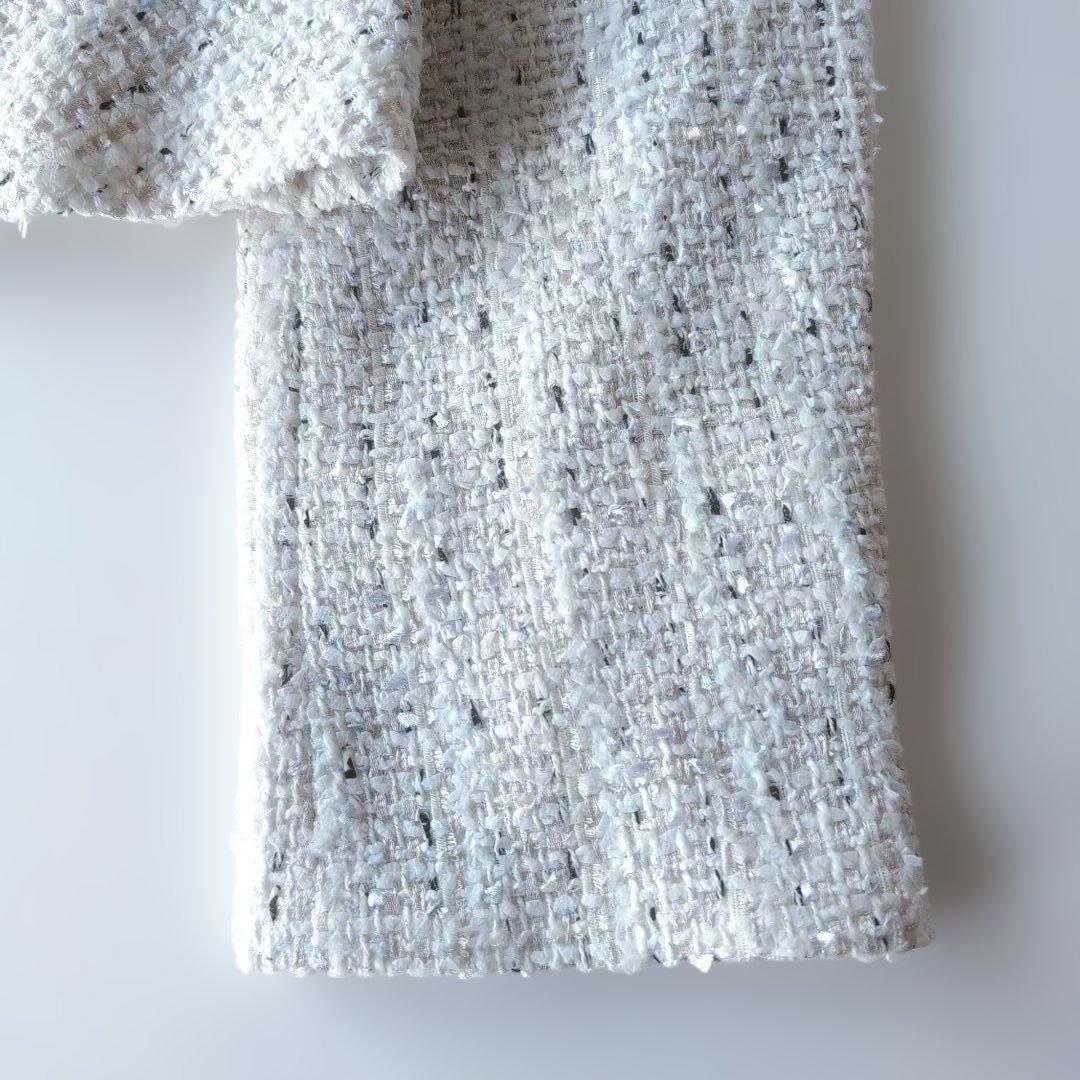 2023トゥービーシックファンシーツイートノーカラージャケット82500円　42