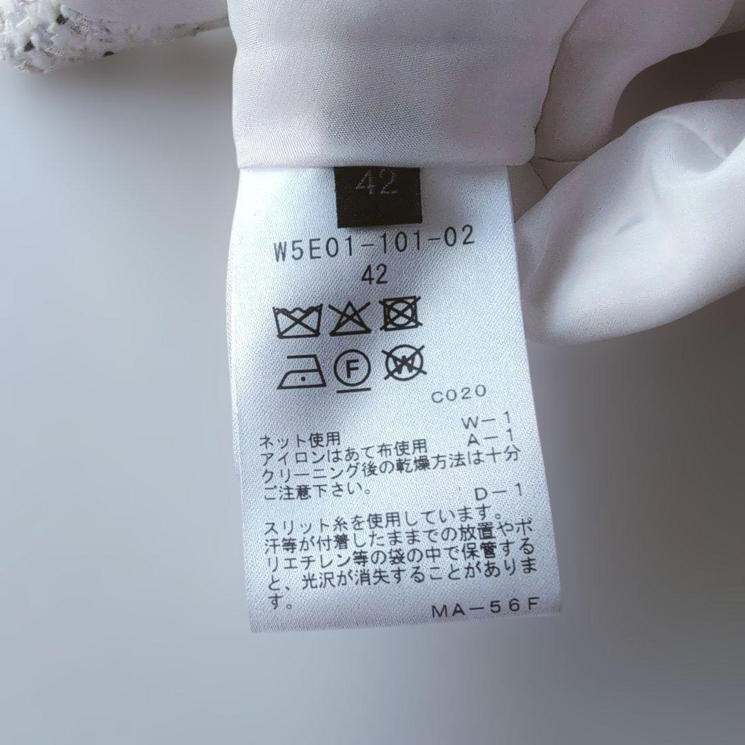 2023トゥービーシックファンシーツイートノーカラージャケット82500円　42