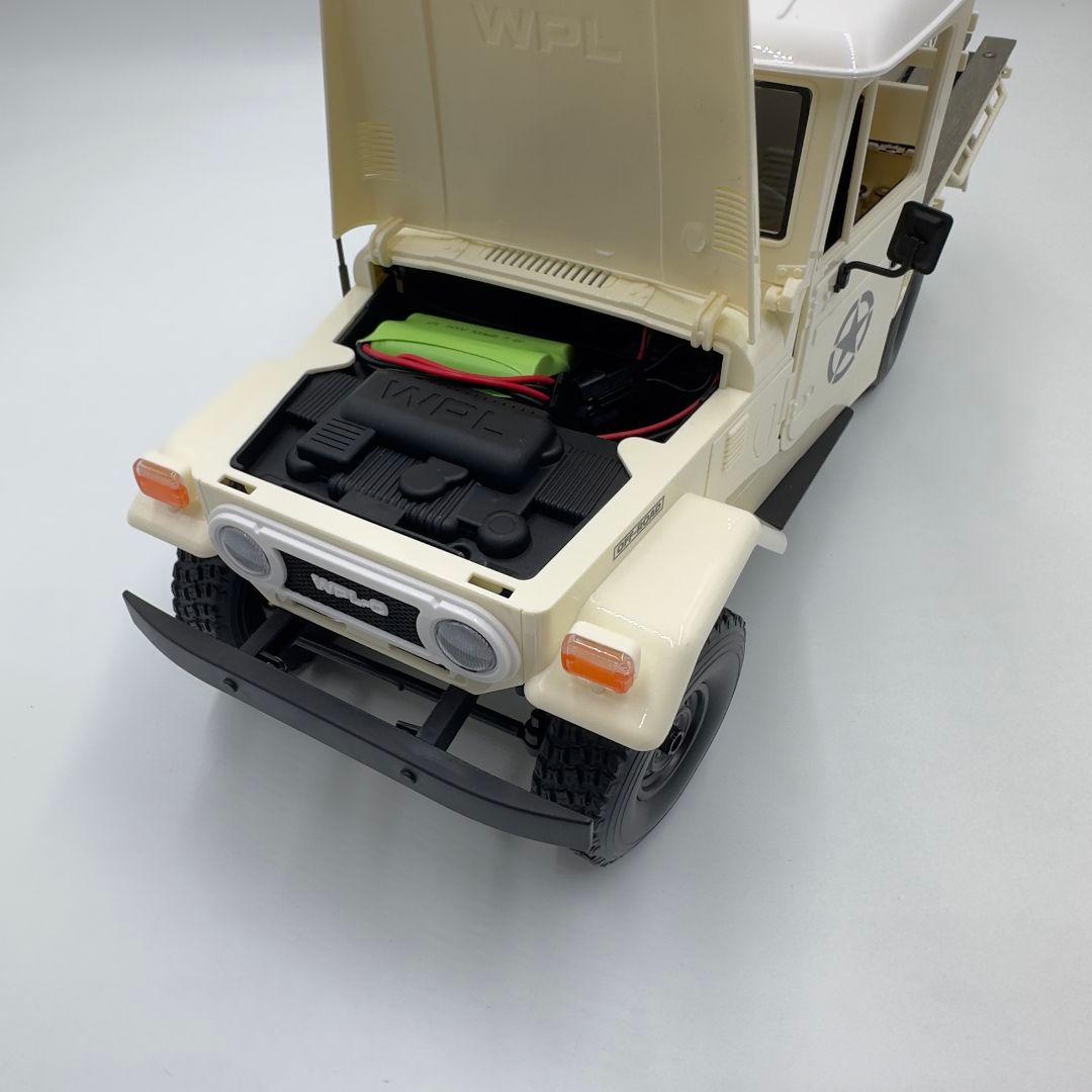 ラス１【新品】WPL C44 RTR 木製フラットベッド仕様 RCカー 1/12