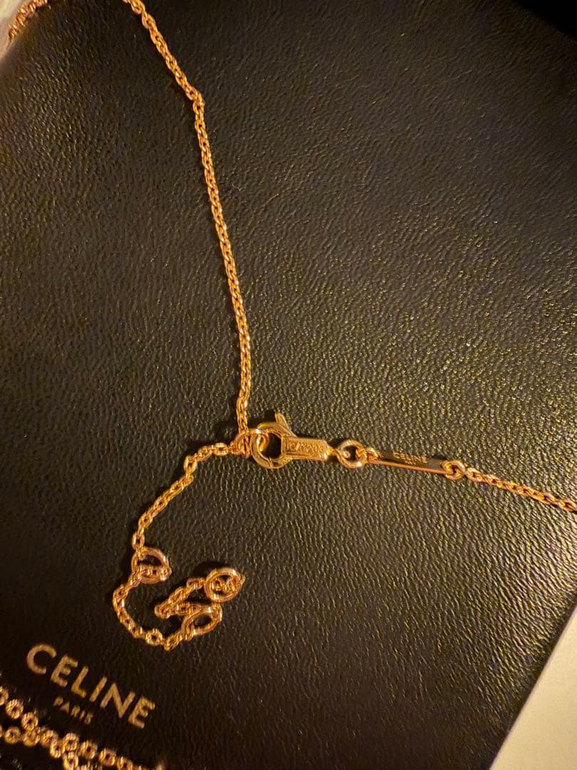 【新品未使用】CELINE トリオンフ サスペンダー ネックレス