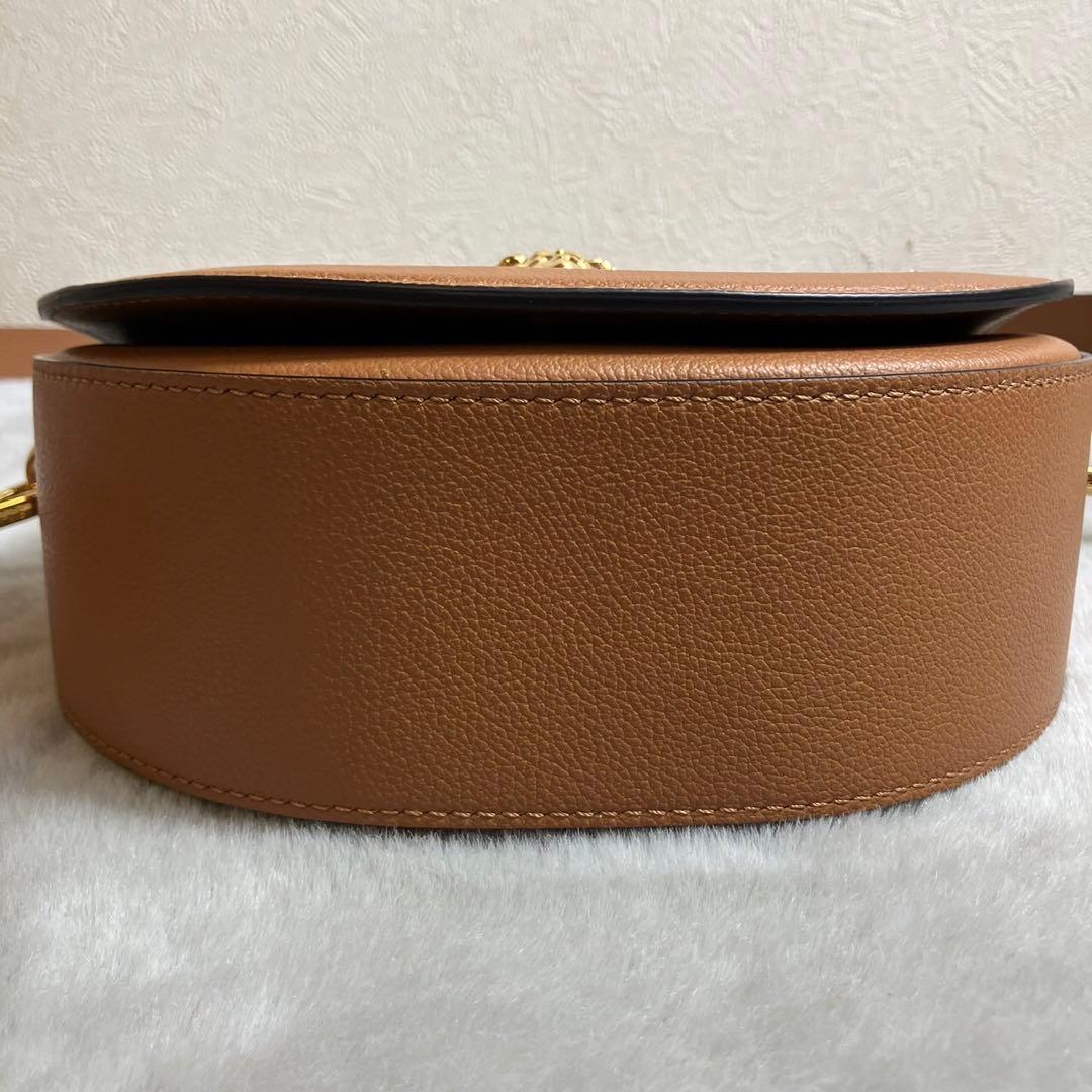 VERSACE ヴェルサーチ　メデューサ　ショルダーバッグ ラフィア　レザー