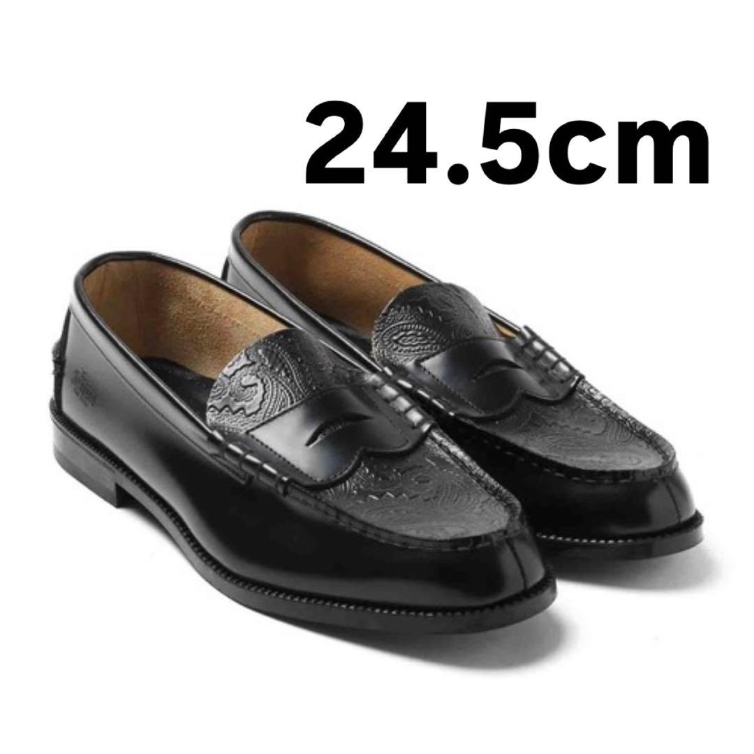 新品未使用 Kenford Fineshoes ローファー ペイズリー 24.5