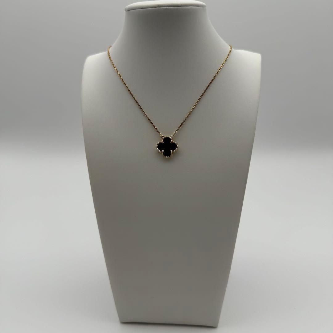 ヴァンクリ ヴィンテージアルハンブラ オニキス ネックレス ブランド