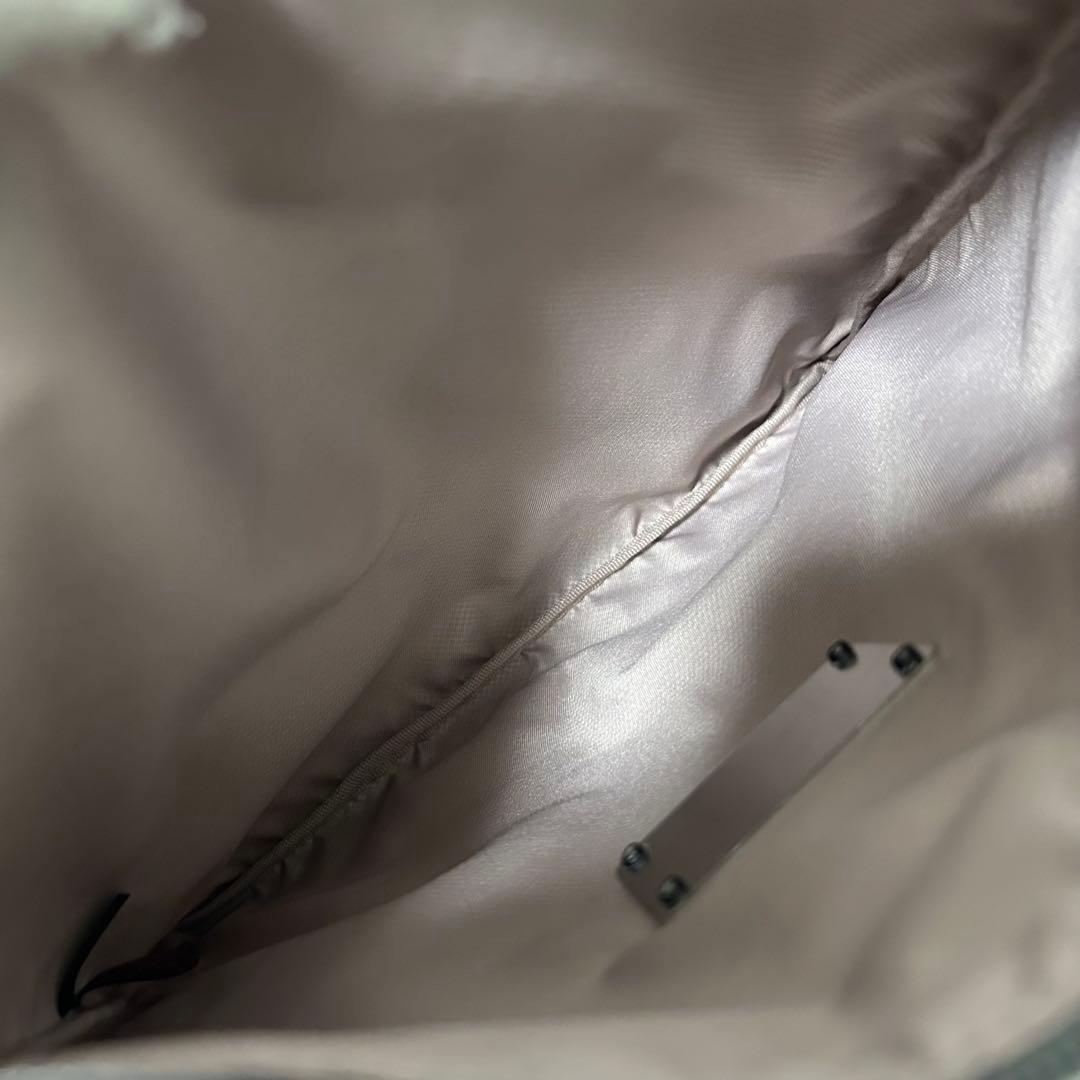 【未使用級✨大容量/ポーチ付き】トゥミ　リュック　ナイロン　シルバーグレー　通勤