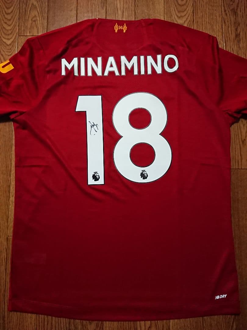 リバプール 南野 サイン入りユニフォーム