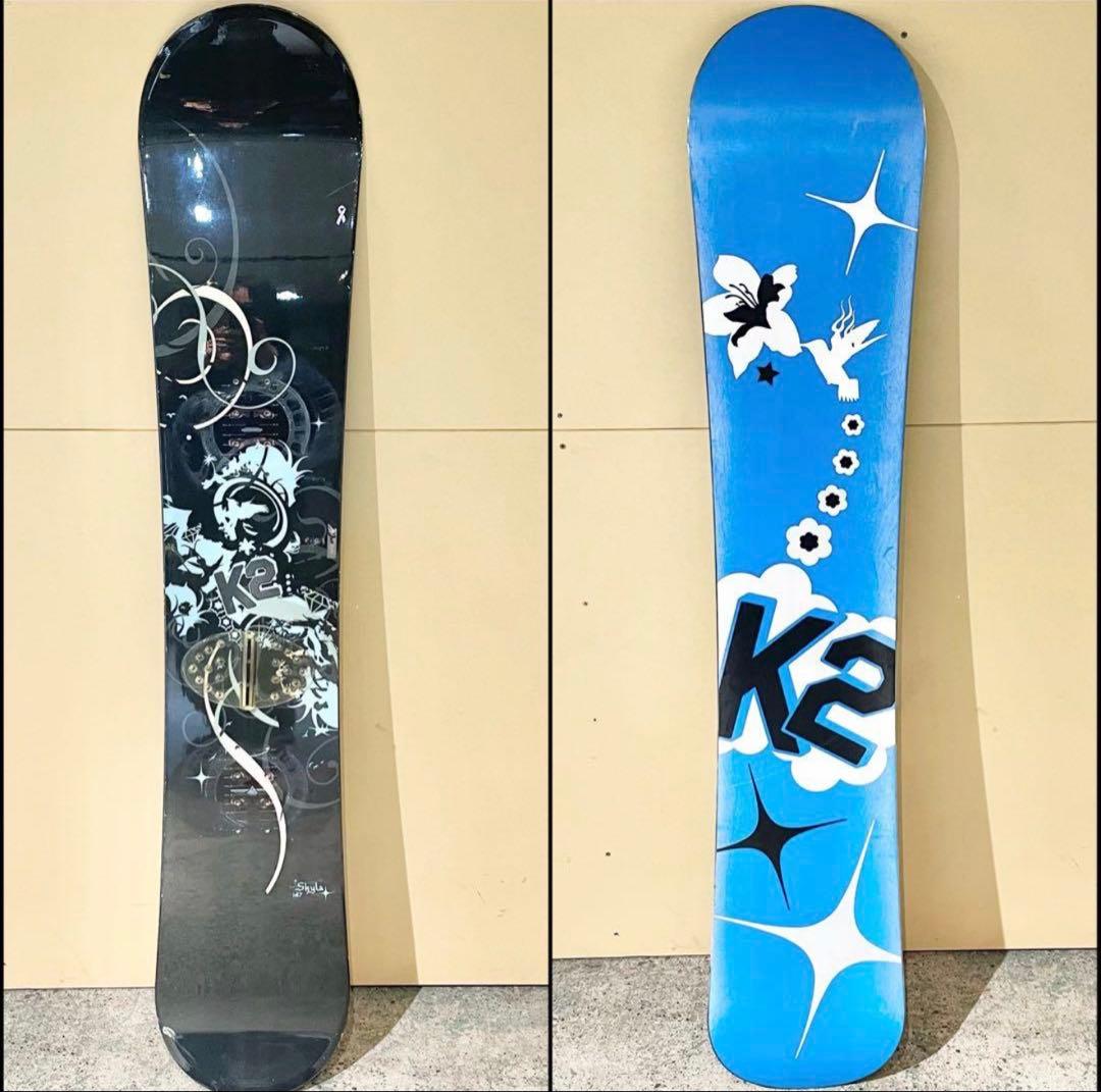 K2 スノーボード　ブラック/ブルー　ケースおまけ付き