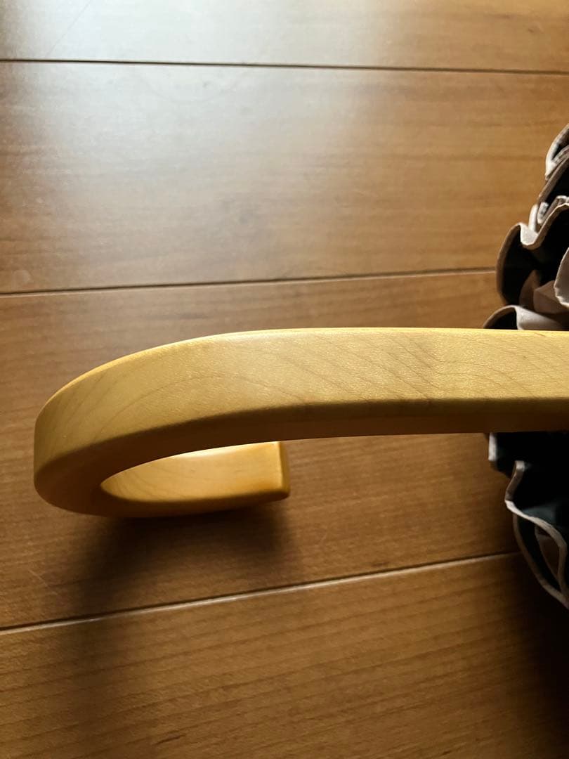 （美品）サンバリア長傘ピンクフリル 付き 日傘S