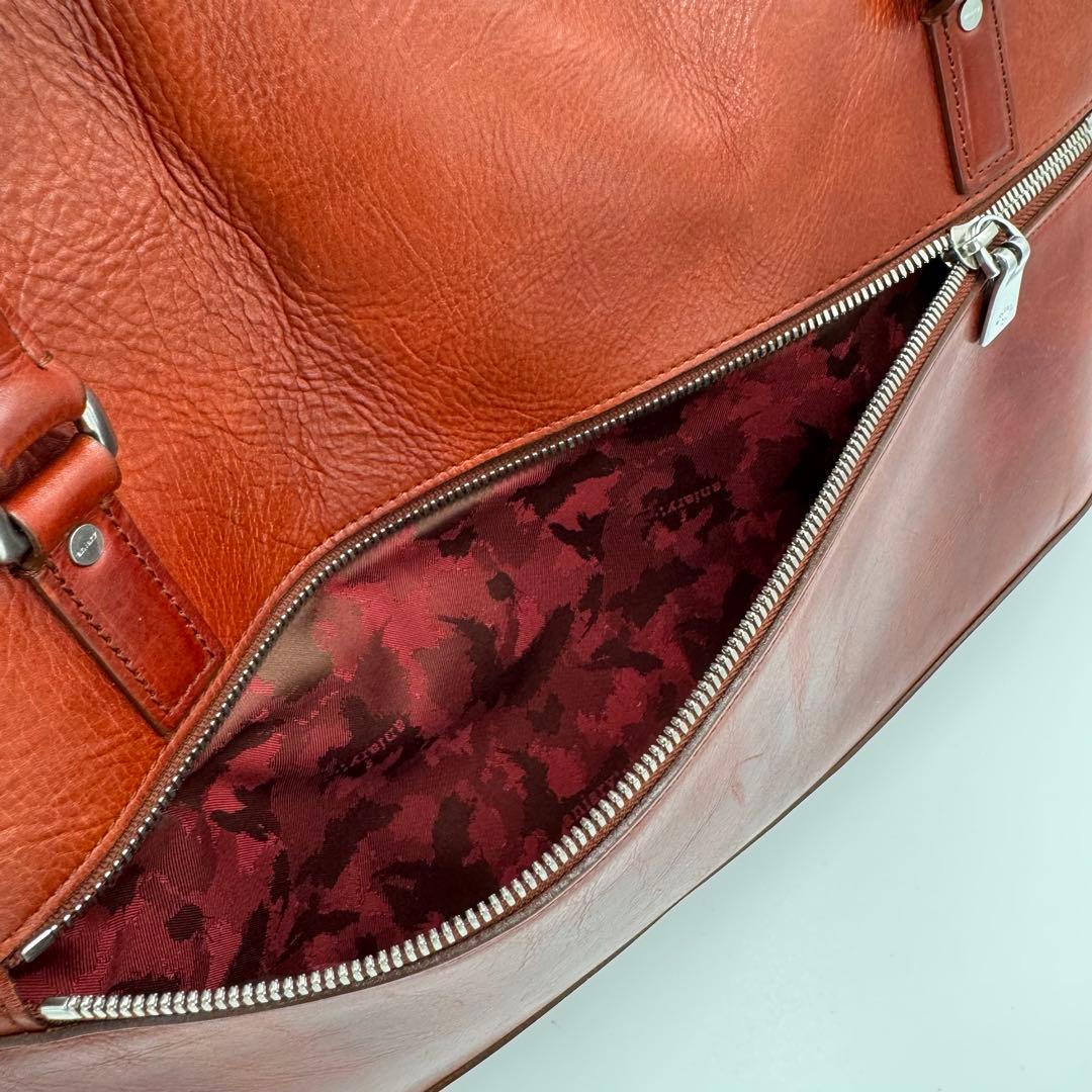 美品 アニアリ レザー ボストンバッグ アンティーク仕上げ W48 旅行 ゴルフ