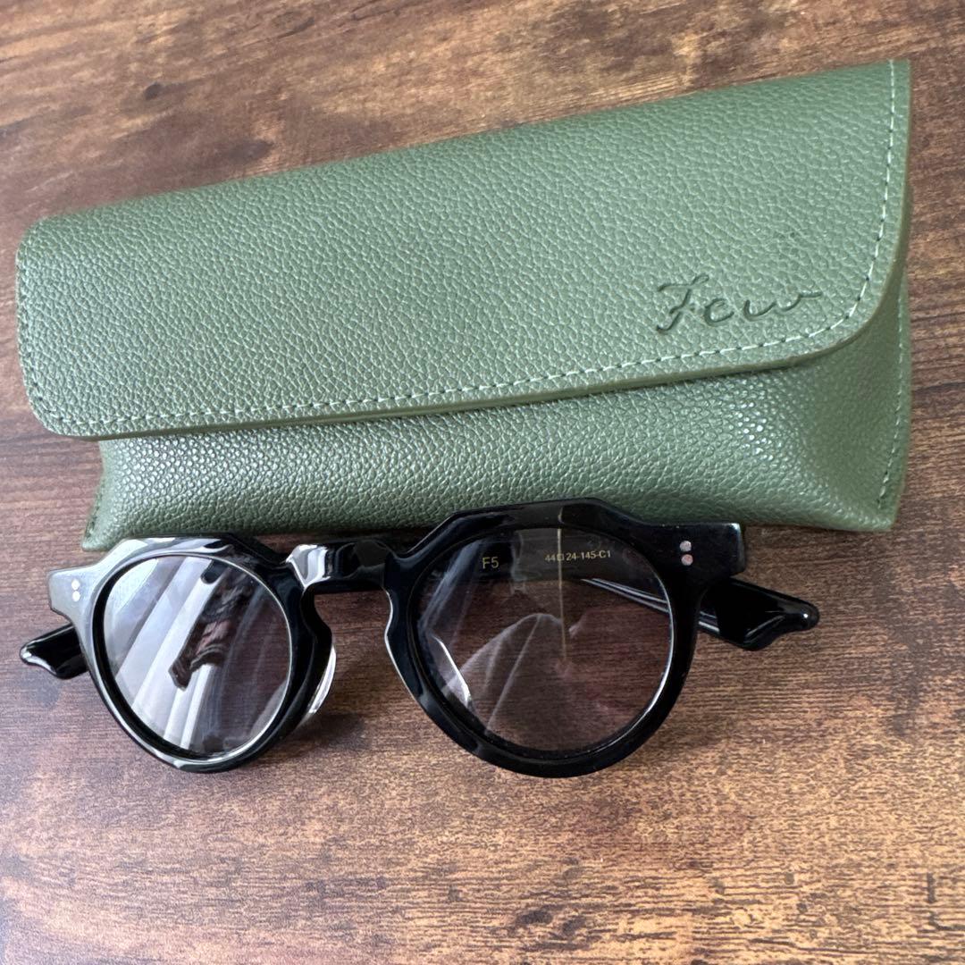 Few ブラック ラウンドサングラス　F5