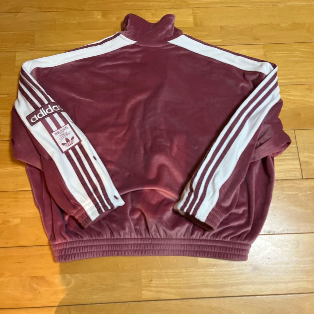 本日限定　価格XL adidas W ADIBREAK VELOUR 重盛さと美