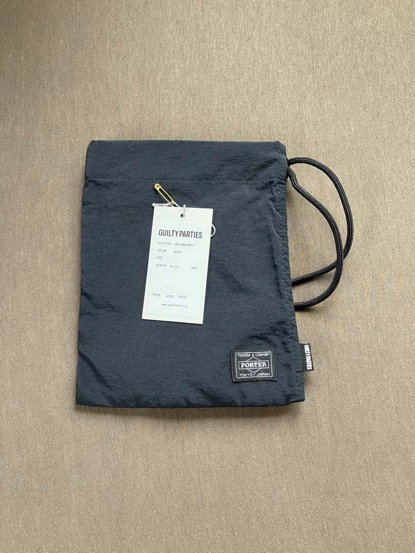 m*y様 【希少】WACKO MARIA PORTER ポーチ 巾着 ブラック