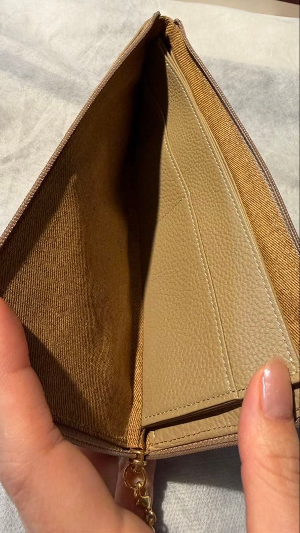 ATAO ヘビ革 マルチカラー 長財布 舵型チャーム付き