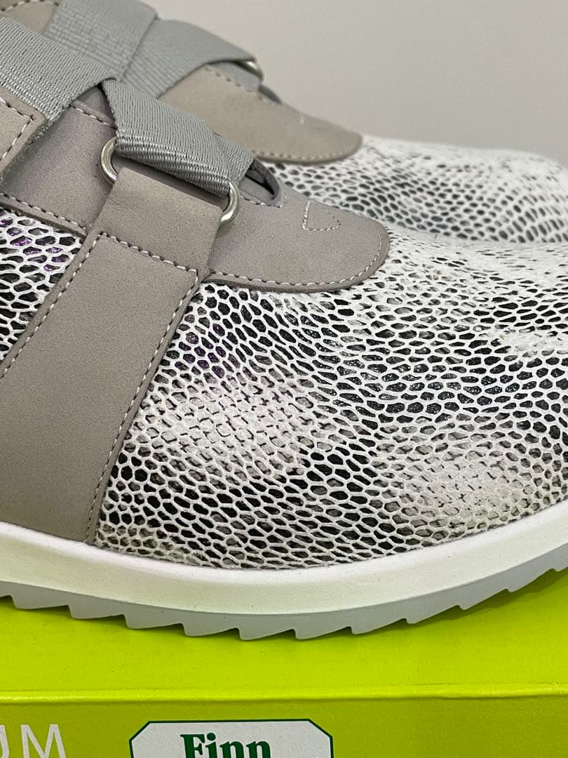 新品・未使用 Finn Comfort グレー系 レディース靴 約22.7㎝