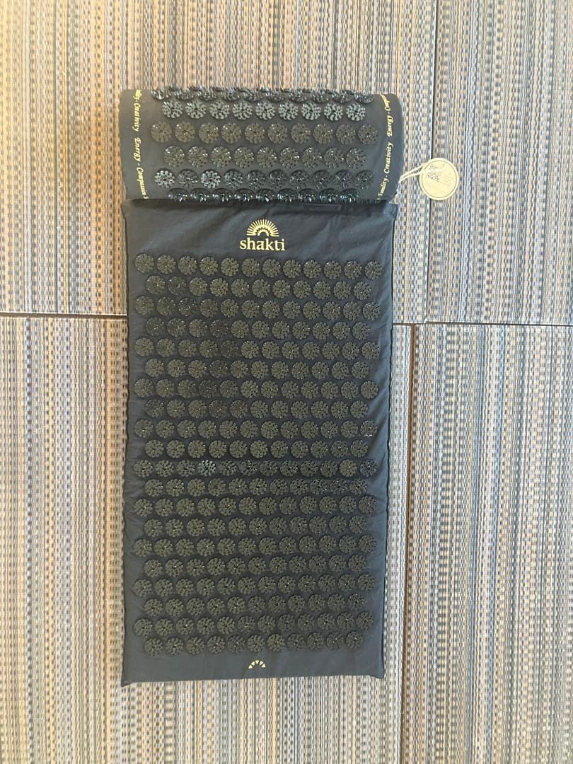 ま*様 シャクティマット 正規品 黒 マット&ピローセット　レベル2 オリジナル