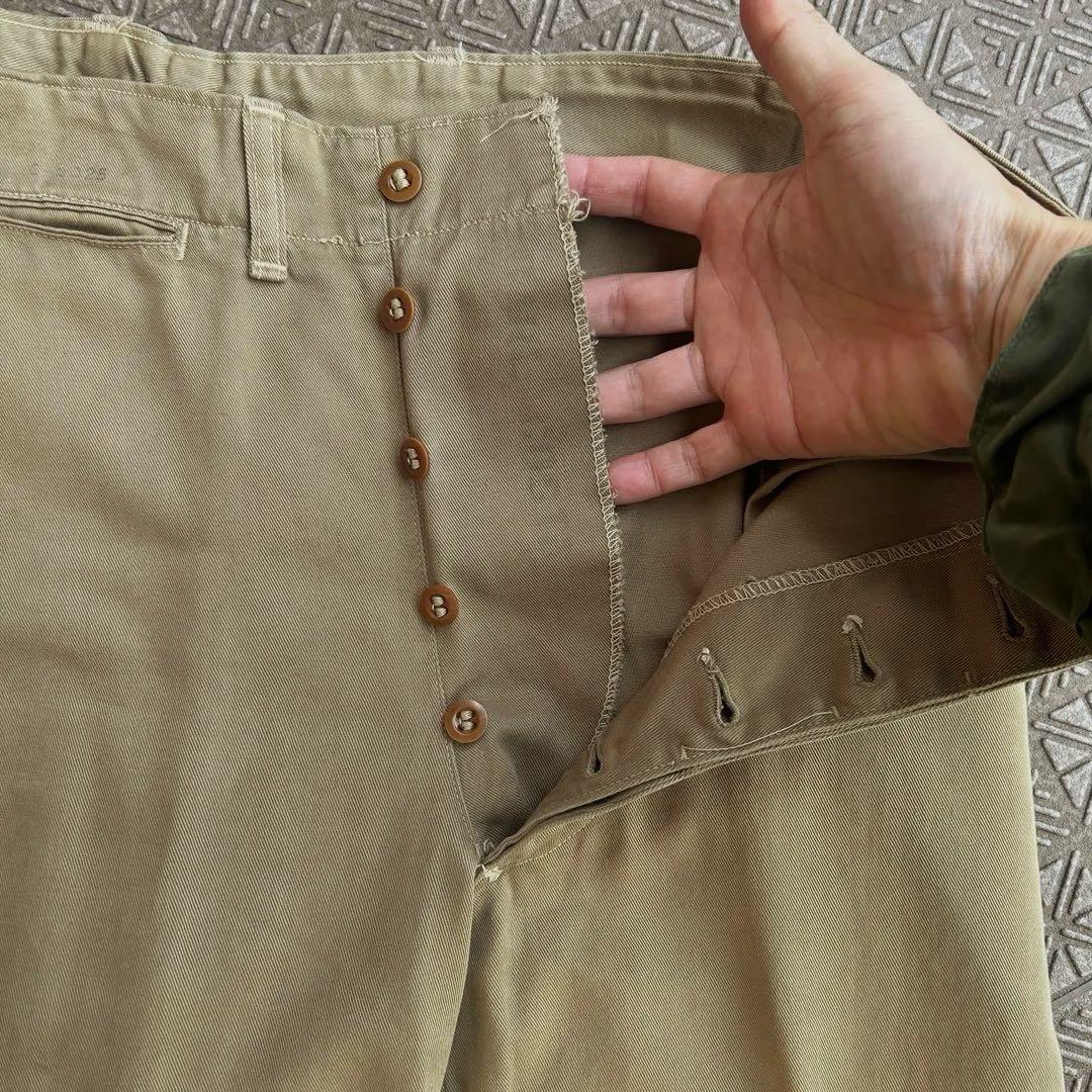 【40s】USMC Chino Trousers チノトラウザーズ グッドサイズ