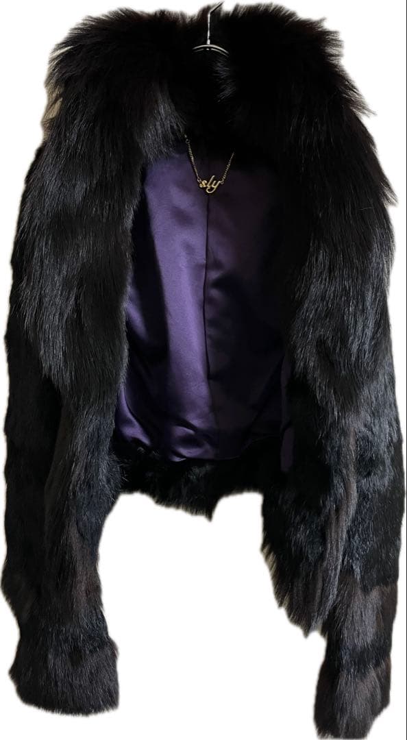 美品 fur gimmick jacket goa LGB dia Y2K