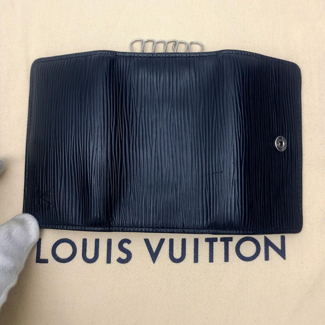 美品 ルイヴィトン エピ キーケース ミュルティクレ6 ノワール 黒 鍵