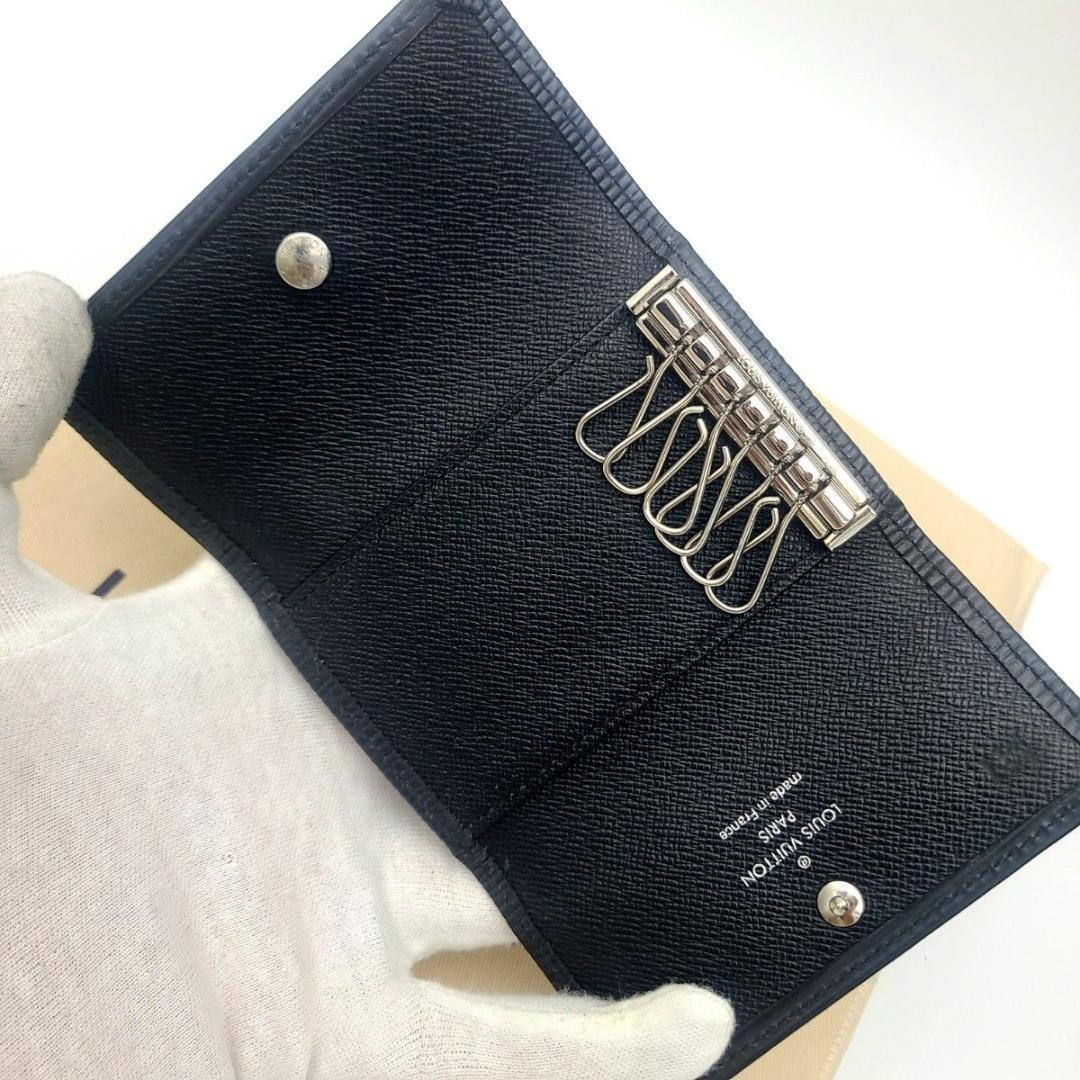 美品 ルイヴィトン エピ キーケース ミュルティクレ6 ノワール 黒 鍵