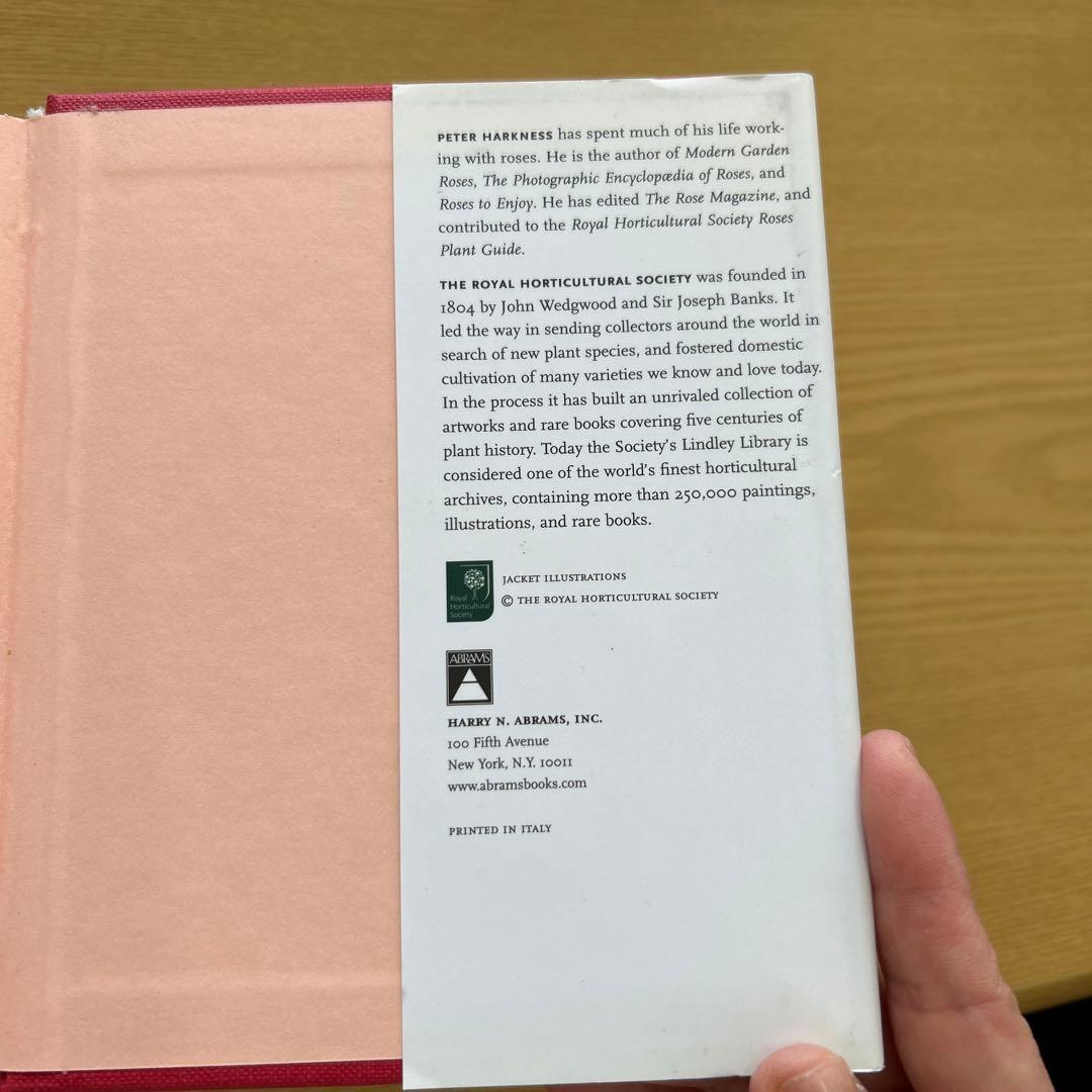 【洋書】ROSES ボタニカルアート バラ 英国王立園芸協会アーカイブ