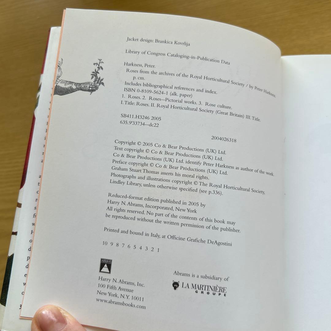 【洋書】ROSES ボタニカルアート バラ 英国王立園芸協会アーカイブ