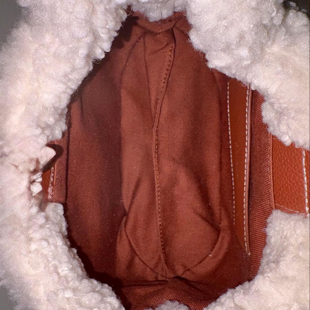 POLÈNE ポレーヌ Beri ブークレ エクリュ ショルダーバッグ