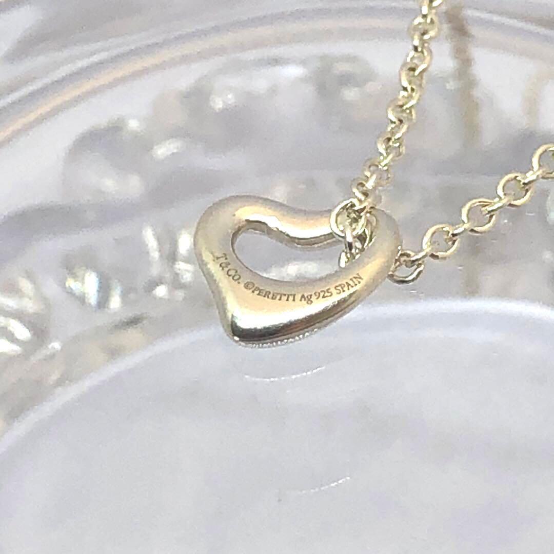 【美品‼︎】ティファニー オープンハート ネックレス オンライン限定 7mm