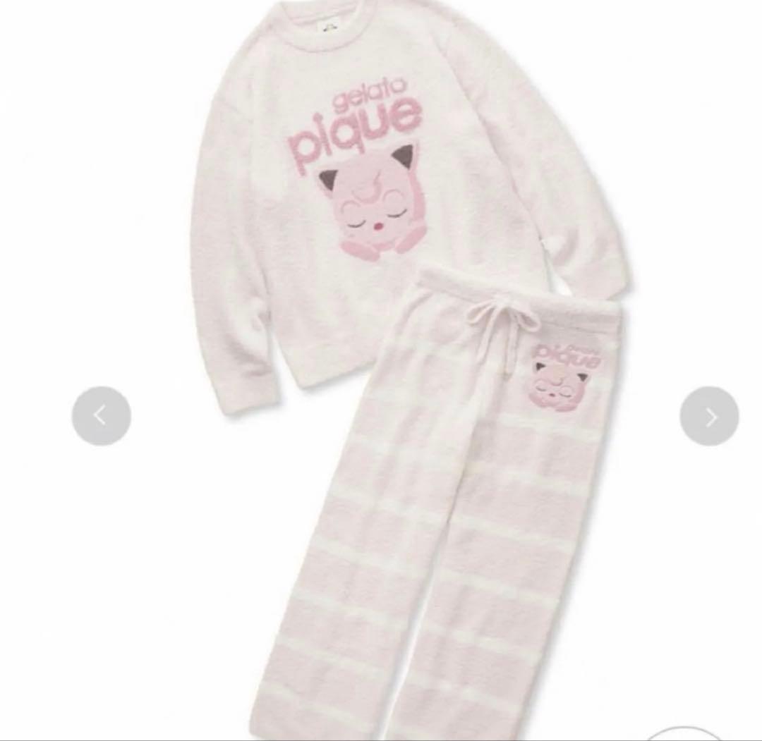 【美品】 ジェラートピケ　ポケモン　プリン　上下セット