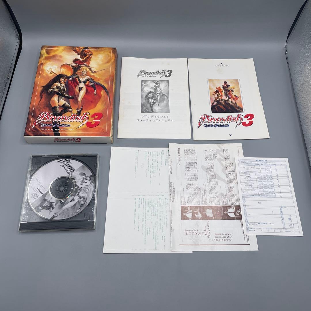 日本ファルコム ブランディッシュ 1〜3 PC-98 CD-ROM版