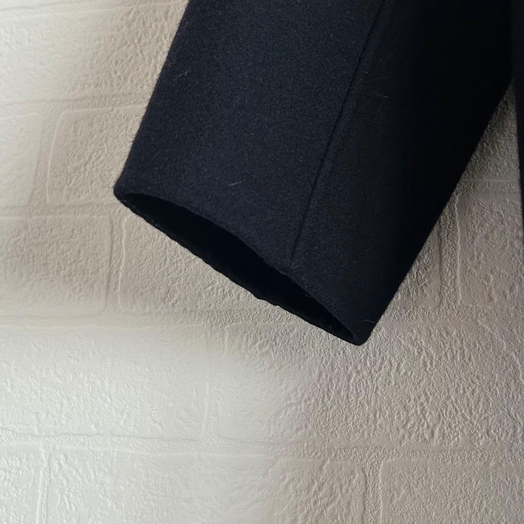 GALERIE VIE ライトメルトンチェスターコート　カシミヤ　ネイビー　34