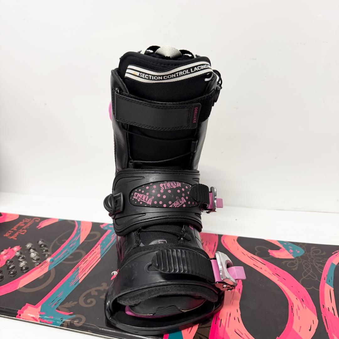 DEELUXE レディース　スノボセット　ディーラックス　スノーボード　美品　板