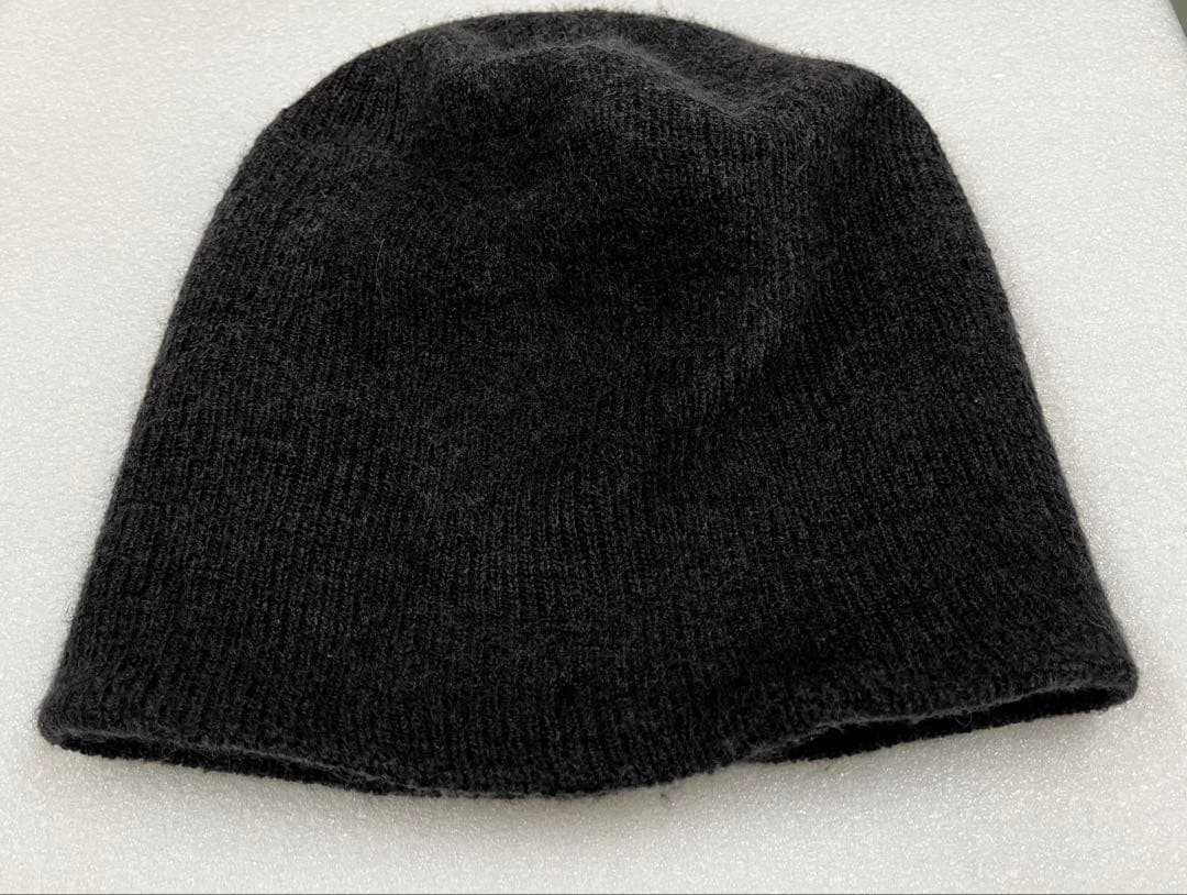 【美品・正規品】  メリノウール ニットキャップ濃いグレー