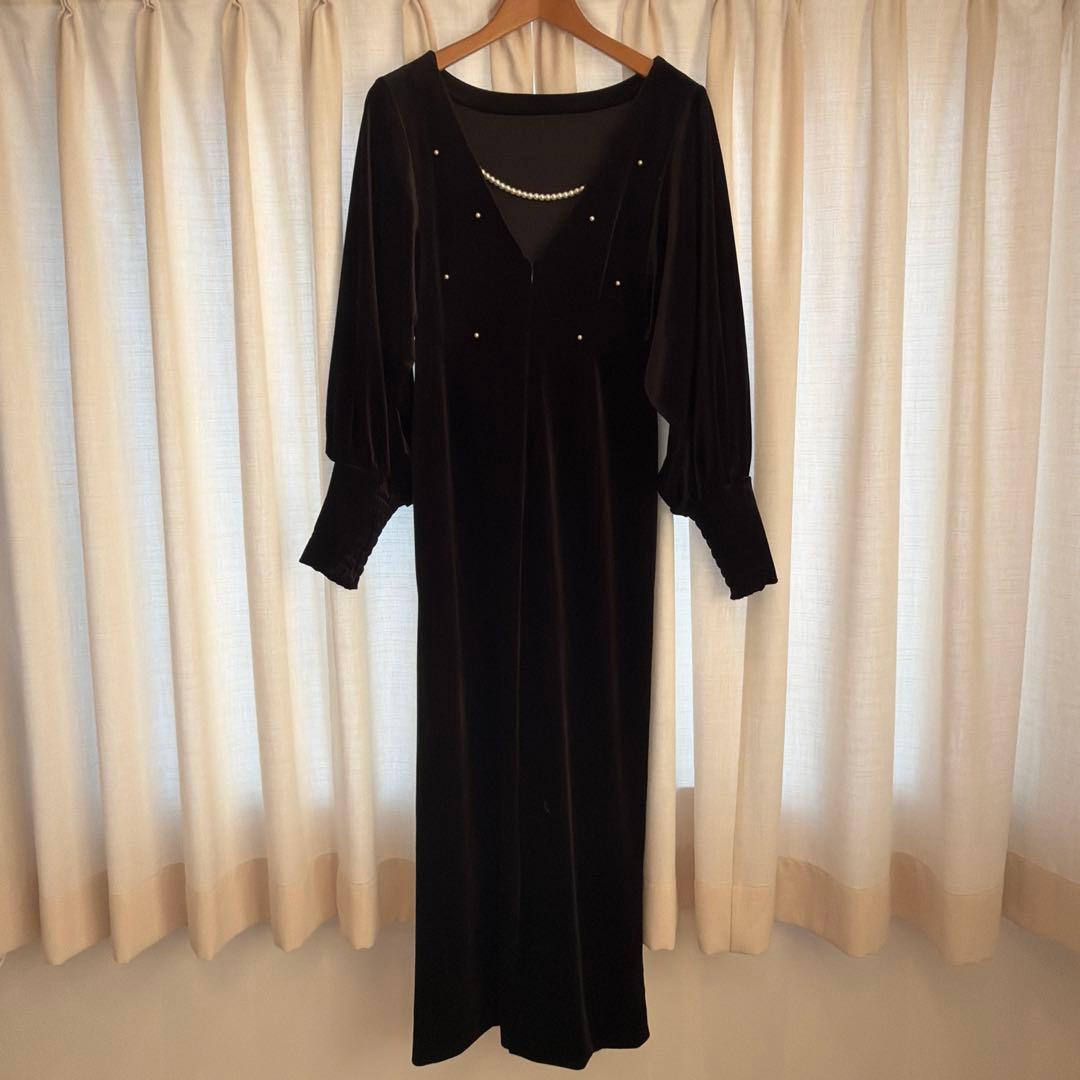 正規品　AMERI VINTAGE /Mサイズ/ベロアドレス/オケージョン