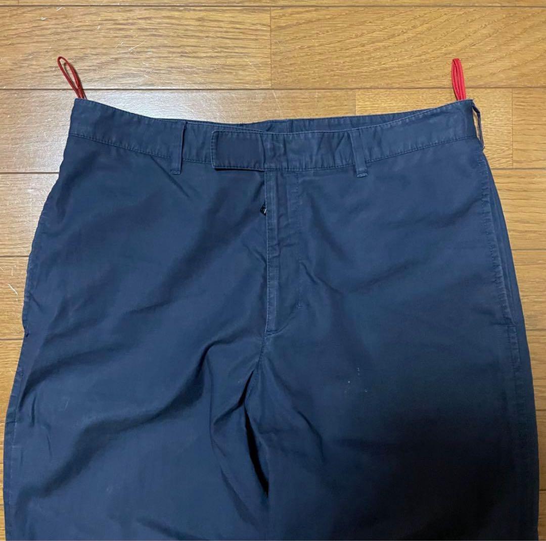 prada sports cotton pants プラダ スラックス 赤タグ