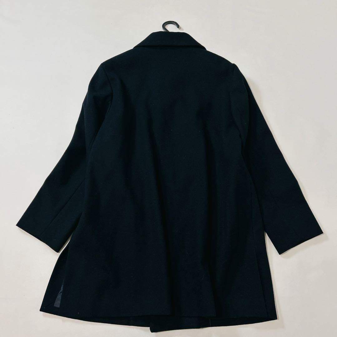 近年発売　美品　大きいサイズ　ギャバジンK T キヨコタカセ　ミドル丈ピーコート