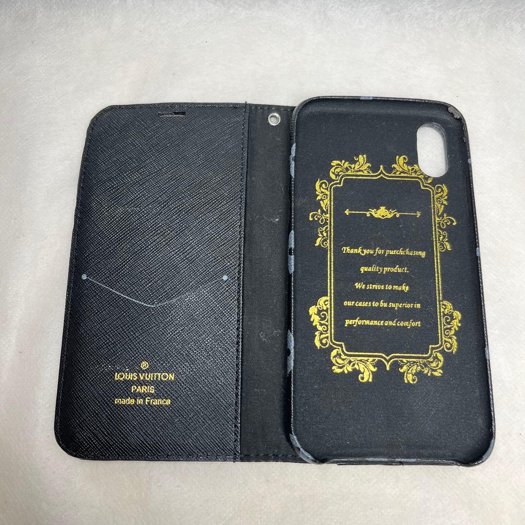 【使用感少なめ】LOUIS VUITTON iPhone X/Xs 手帳型ケース