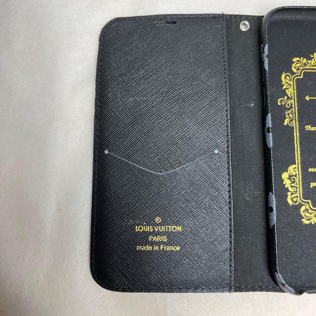 【使用感少なめ】LOUIS VUITTON iPhone X/Xs 手帳型ケース