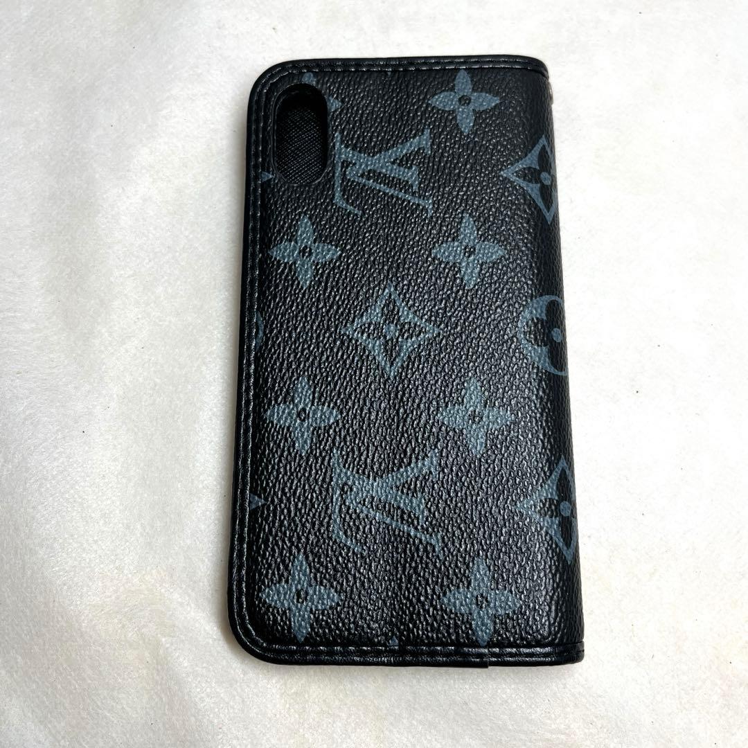 【使用感少なめ】LOUIS VUITTON iPhone X/Xs 手帳型ケース