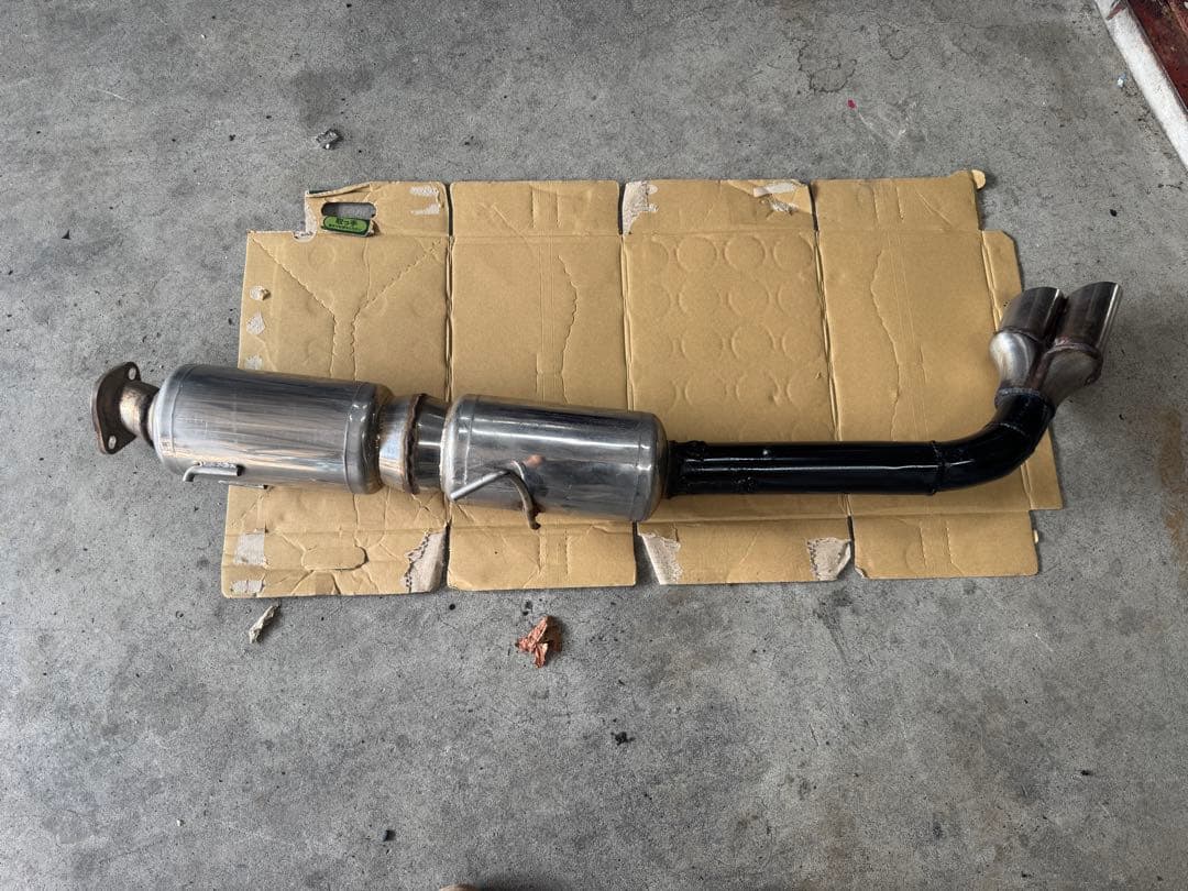 希少 ランクル80 サイド出し マフラー ワンオフ