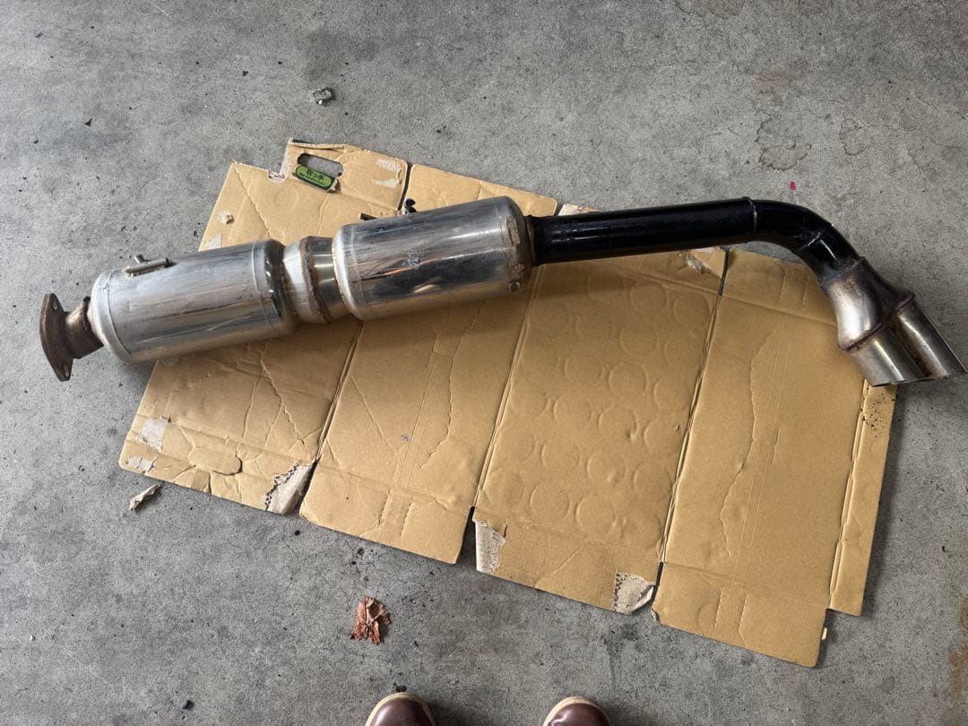 希少 ランクル80 サイド出し マフラー ワンオフ