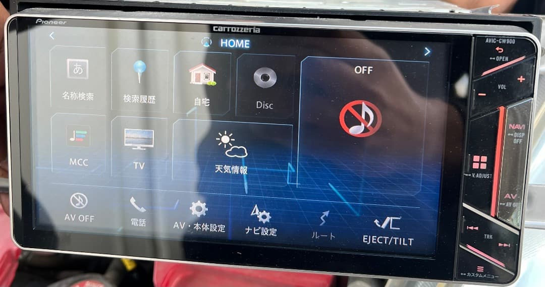 パイオニア サイバーナビ　AVIC-CW900 2016
